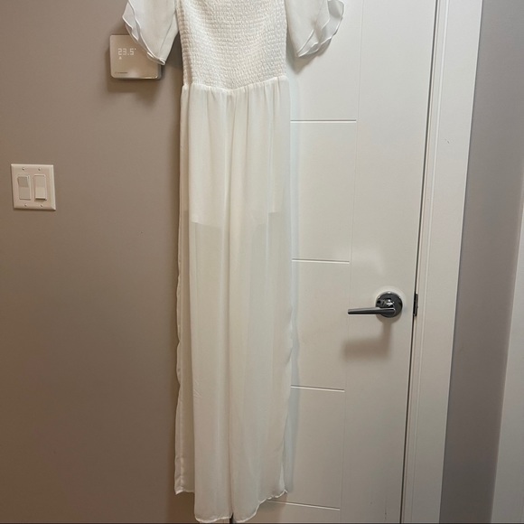 Cream Fashion Nova jumpsuit sz xs - Picture 6 of 6